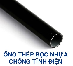 Ống thép bọc nhựa chống tĩnh điện màu đen D28